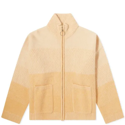 Tine Knitted Zip Up Cardigan