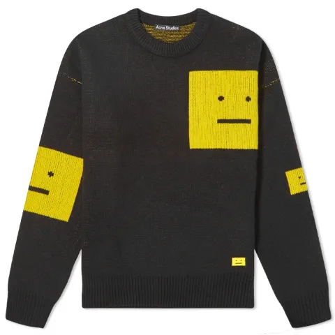 Nimah Evil Face Crew Knit