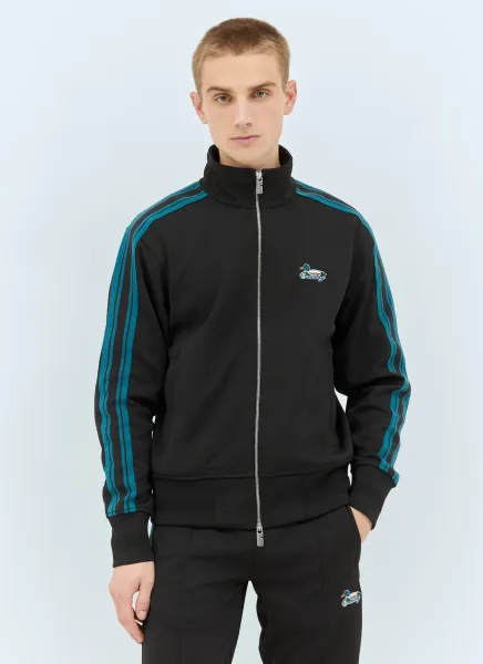 Striped Jersey Track Jacket