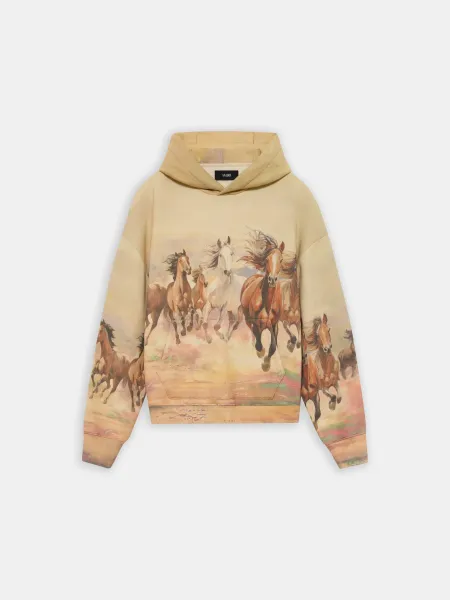 HORSES OVERSIZED HOODIE - Multi