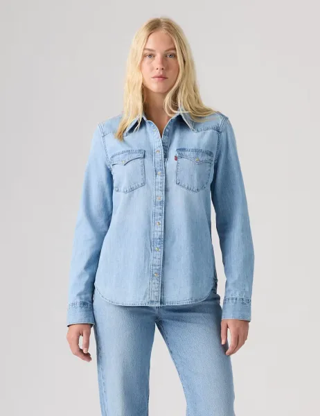 Levi's Levi's Denim Western Shirt Light Blue
