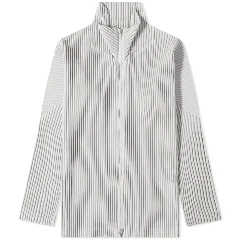Pleated Zip Jacket