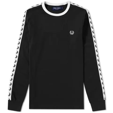 Fred Perry Long Sleeve Taped Ringer Tee