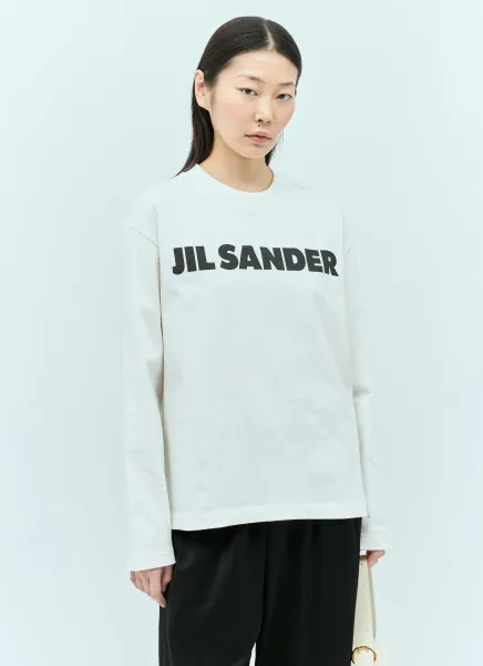 Logo Print Long-Sleeve T-Shirt