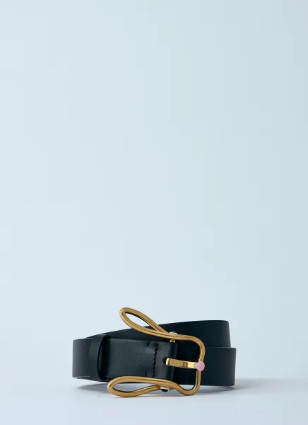 Bunny Leather Belt