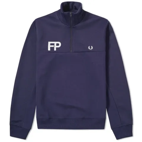 Fred Perry Half Zip Logo Track Jacket