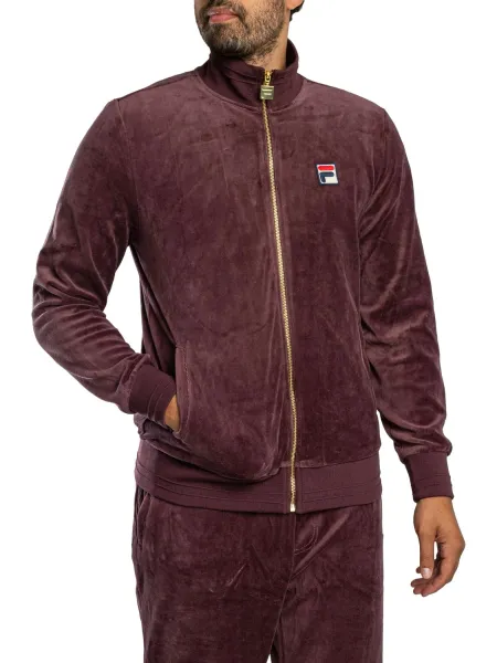 Nero Velour Track Top
