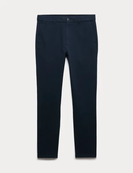Marks & Spencer The Ultimate Skinny Fit Stretch Chinos Navy