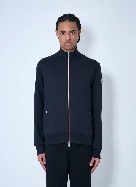 Cotton Zip-Up Cardigan