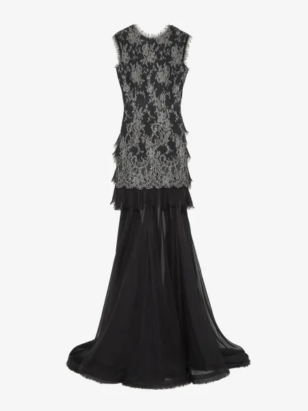 Sarabande Lace Evening Dress