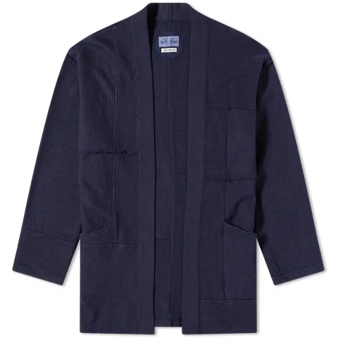 Waffle Cutover Haori Kimono Jacket