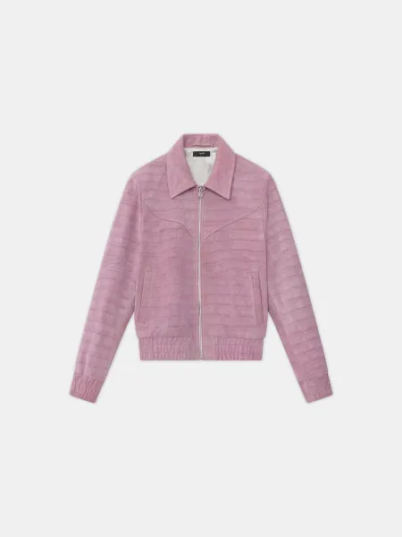 WOMEN - WOMEN'S CROC SUEDE WESTERN JACKET - Dusk