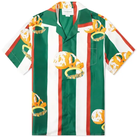 Short Sleeve Silk Shirt