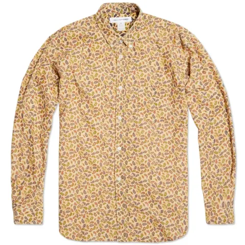 Comme des Garcons SHIRT Paisley Print Corduroy Shirt