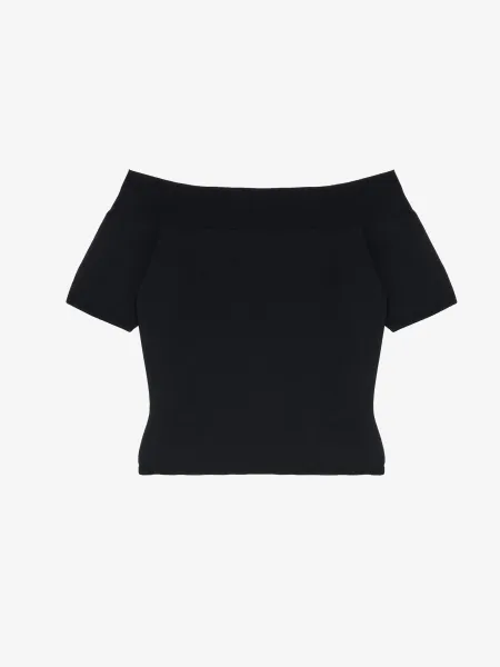 Off-The-Shoulder Knit Top