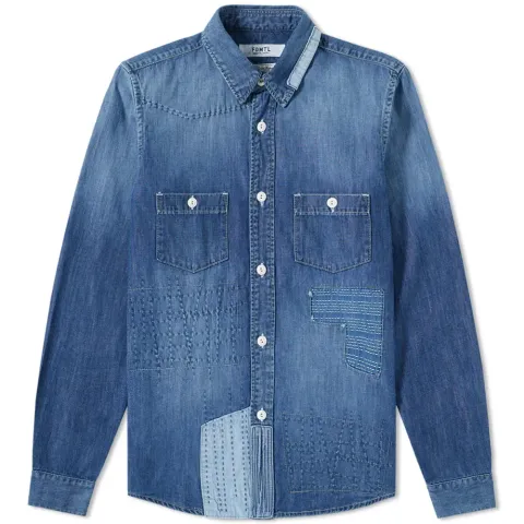 Patchwork Denim Shirt