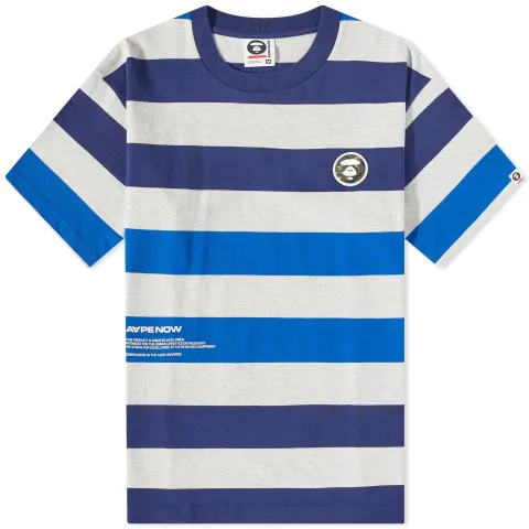 AAPE Now Bold Stripe Badge T-Shirt