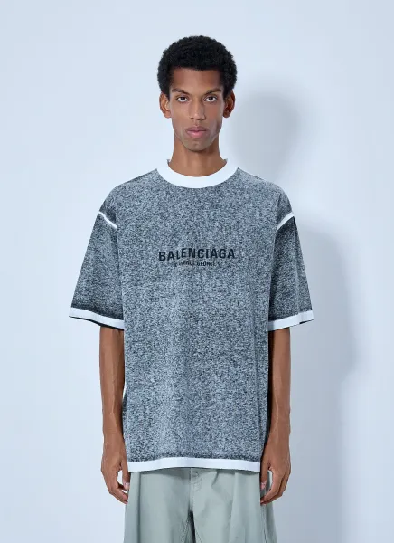 Balenciaga Logo Motif T-Shirt