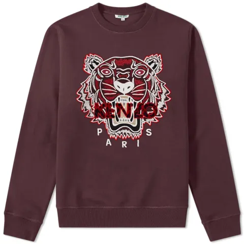 Leopard Tiger Embroidered Sweat