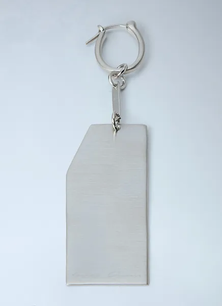 Rick Owens Tower Folder Earrings