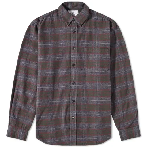 Land Button Down Check Shirt
