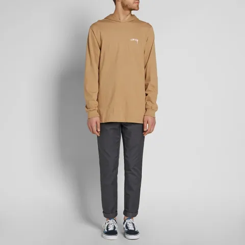 Long Sleeve Hooded Design Tee