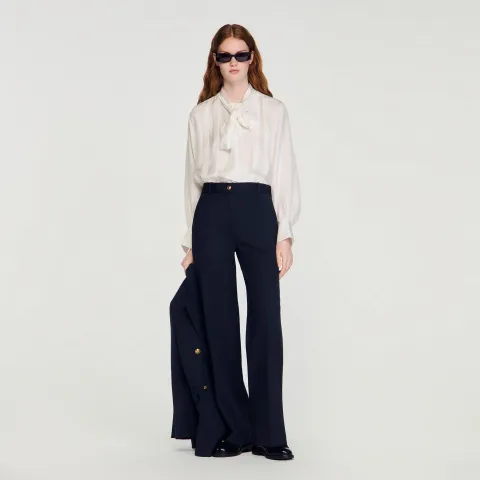 Chalk-striped trousers