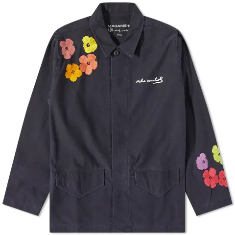 Warhol Flowers Field Jacket