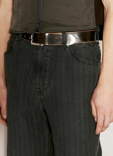 Leather Tongue Belt