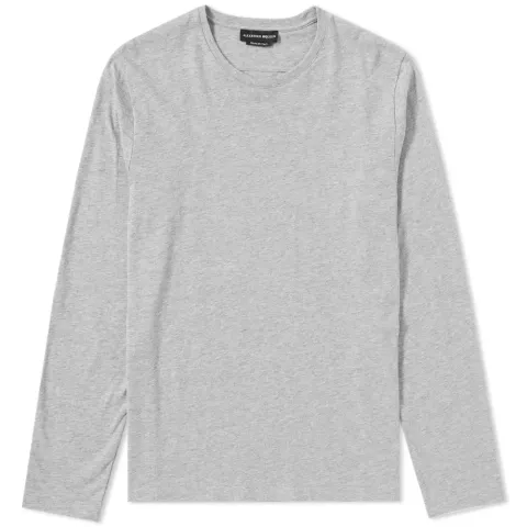 Long Sleeve Embroidered Logo Tee