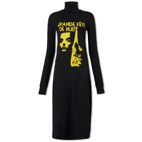 High Neck Dress