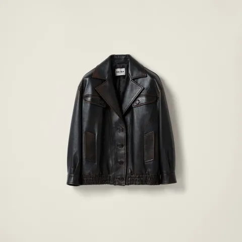 Nappa leather jacket