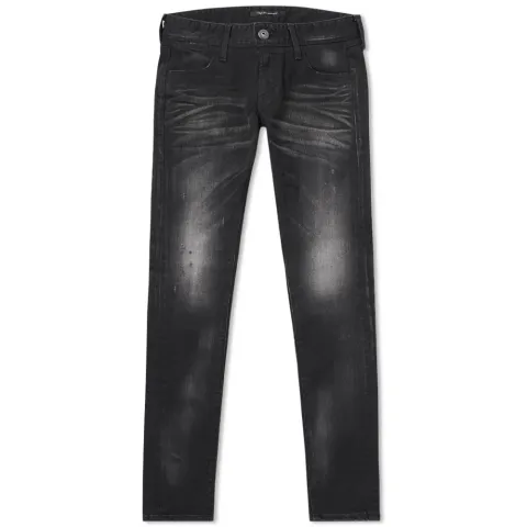 Black By Vanquish Vintage Look Stretch Skinny Jean