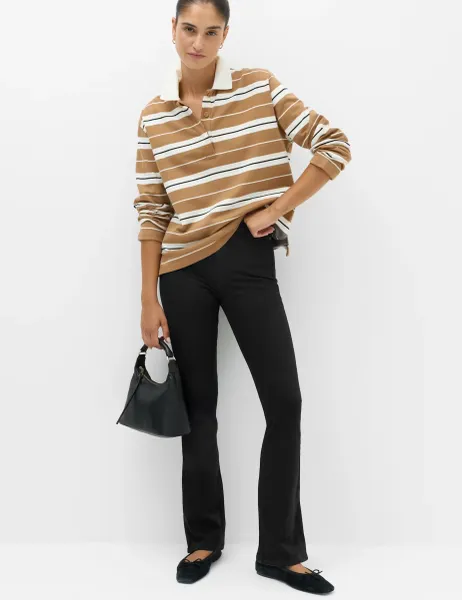 Marks & Spencer Magic Shaping High Waisted Slim Flare Jeans Black