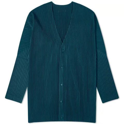 Pleated Cardigan