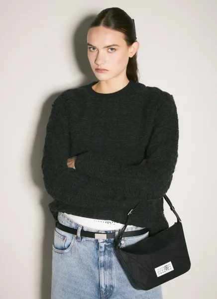 Numeric Nylon Shoulder Bag