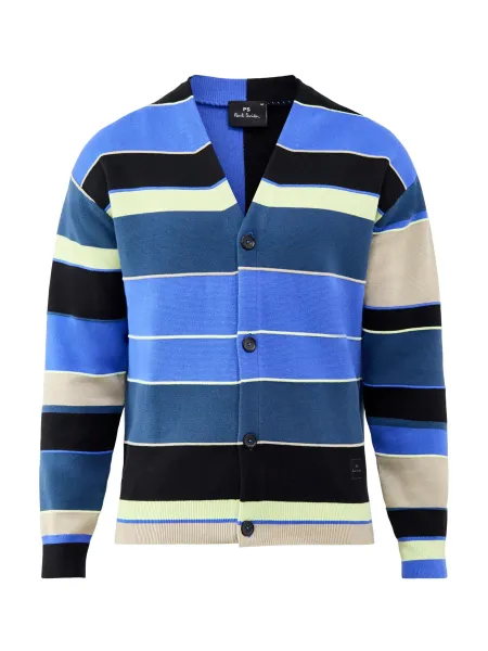 Striped Knitted Cardigan
