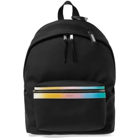 Tie Dye Leather Detail Backpack