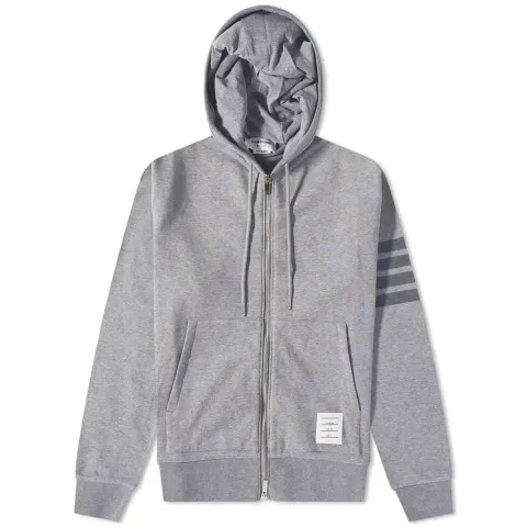 4 Bar Tonal Zip Hoodie