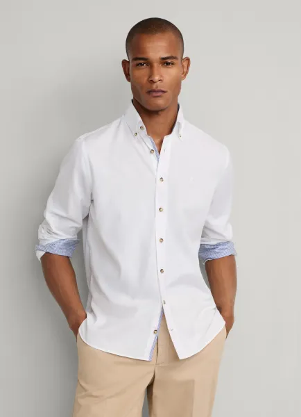 Classic Fit Flannel Herringbone Shirt