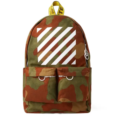 Diagonal Camouflage Backpack