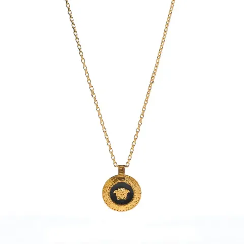 Small Medusa Medallion Necklace