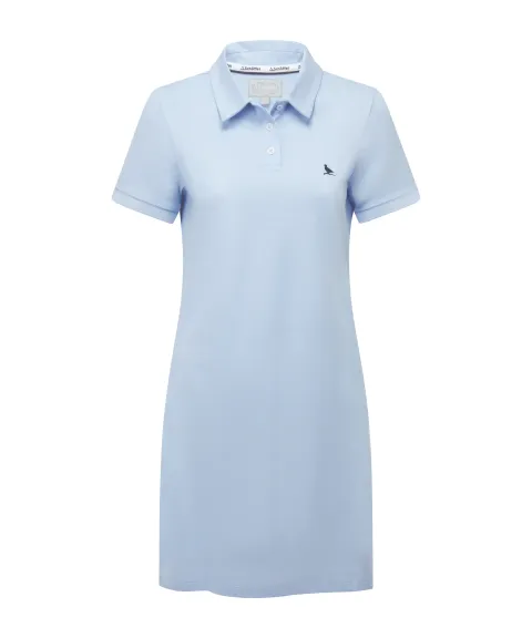 Schöffel Country St Ives Polo Dress - Sky Blue