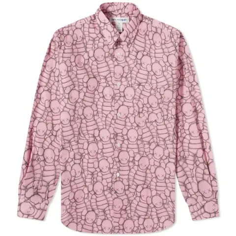 Comme des Garcons SHIRT x KAWS Print Cotton Poplin Shirt