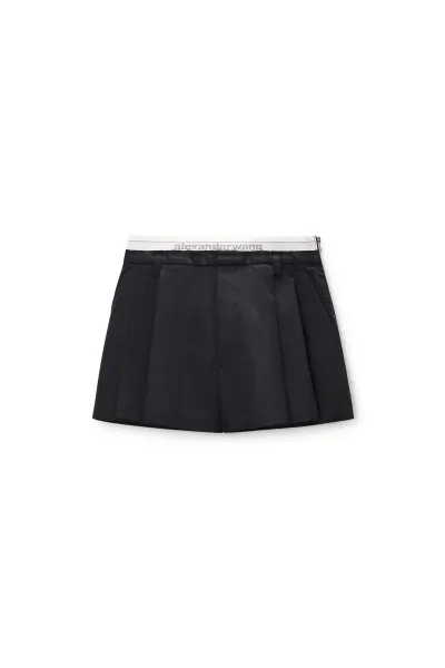 LOGO ELASTIC HIGH-RISE SHORT