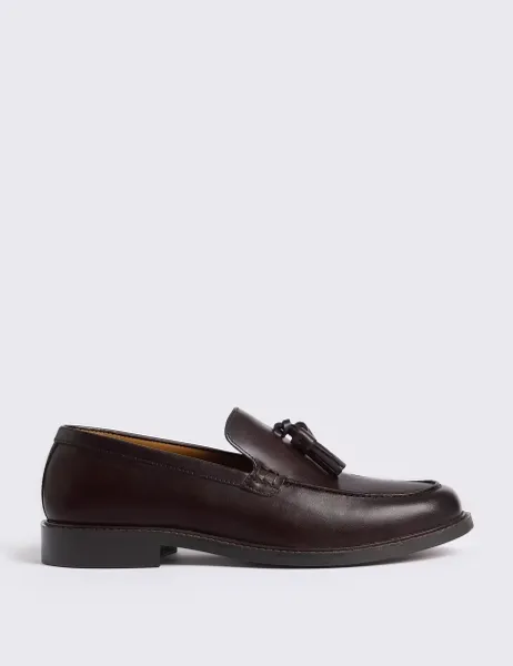 Moss Leather Loafers Brown