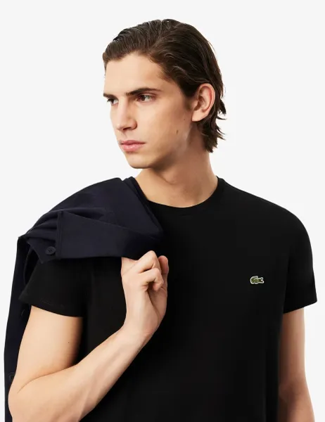 Lacoste Pure Pima Cotton T-Shirt Black