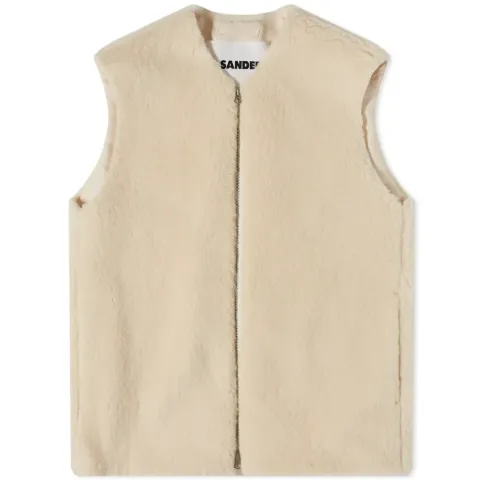 Wool Fleece Zip Gilet