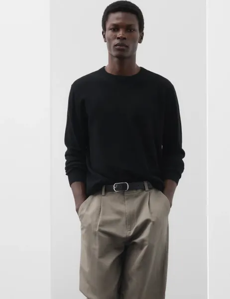 Autograph Pure Cashmere Crew Neck Jumper Black