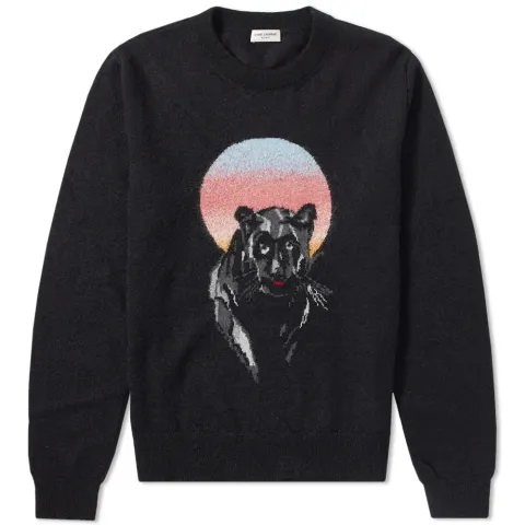 Panther Crew Knit